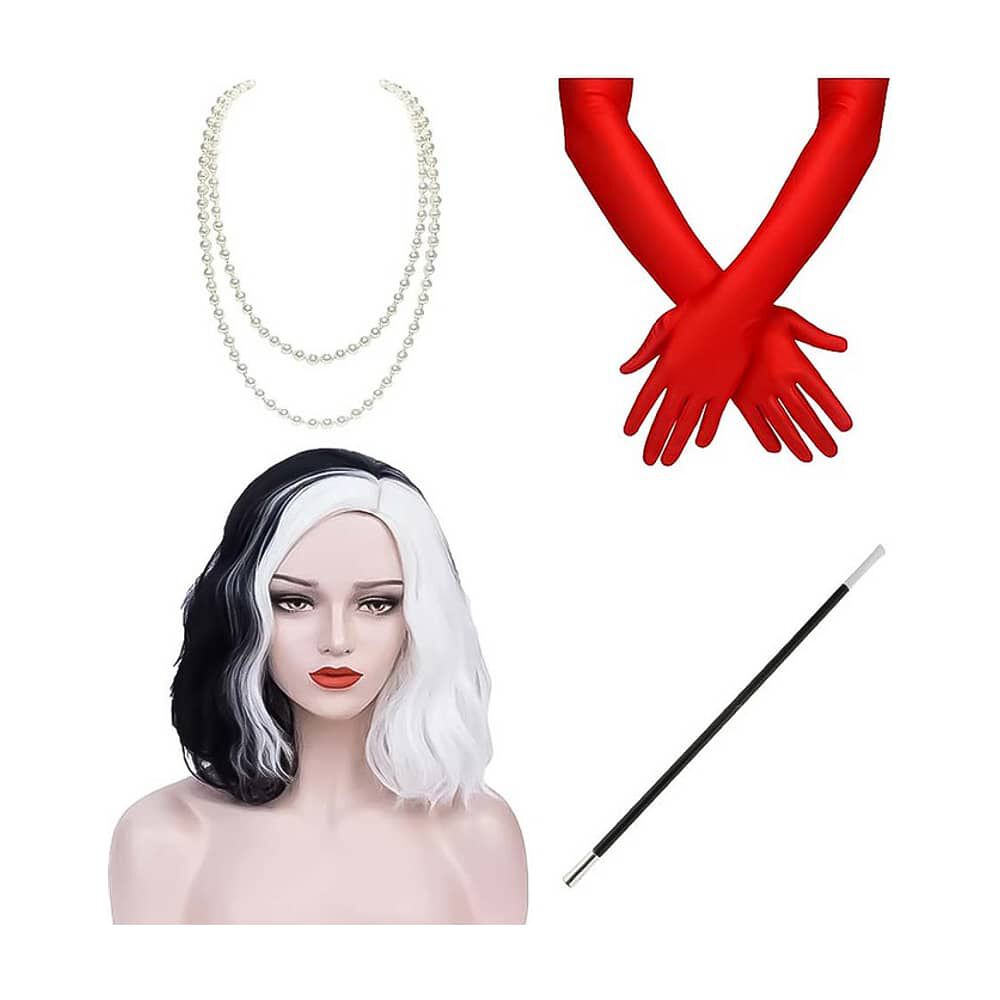Accesorios Cosplay Cruella De Vil Disfraz Pel&iacute;cula Disney image number 0.0