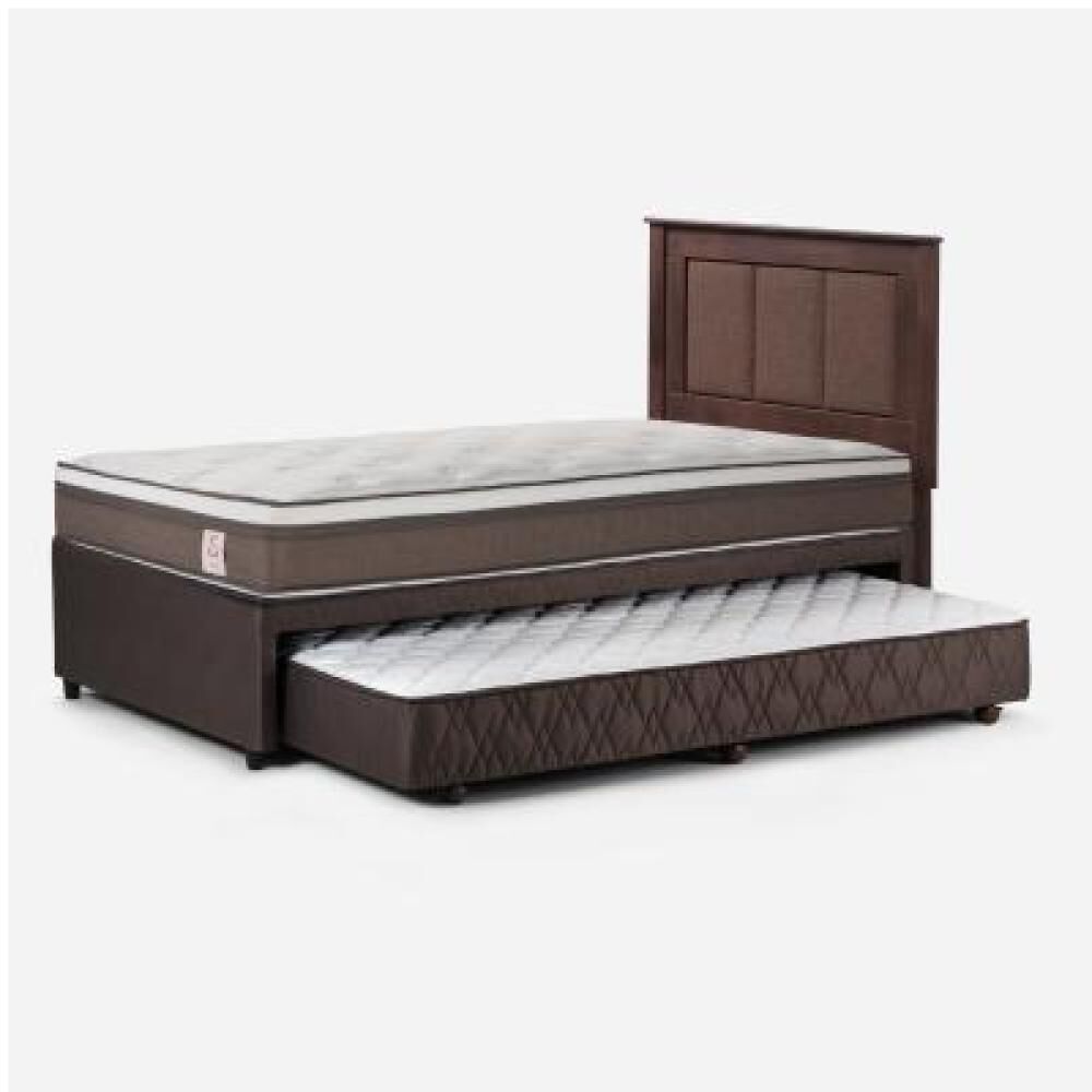 Cama Nido Rosen New Style 6 / 1.5 Plazas / Base Normal + Respaldo image number 10.0