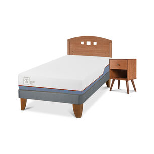 Cama Europea Cic Excellence Plus / 1.5 Plazas / Base Normal + Set De Maderas