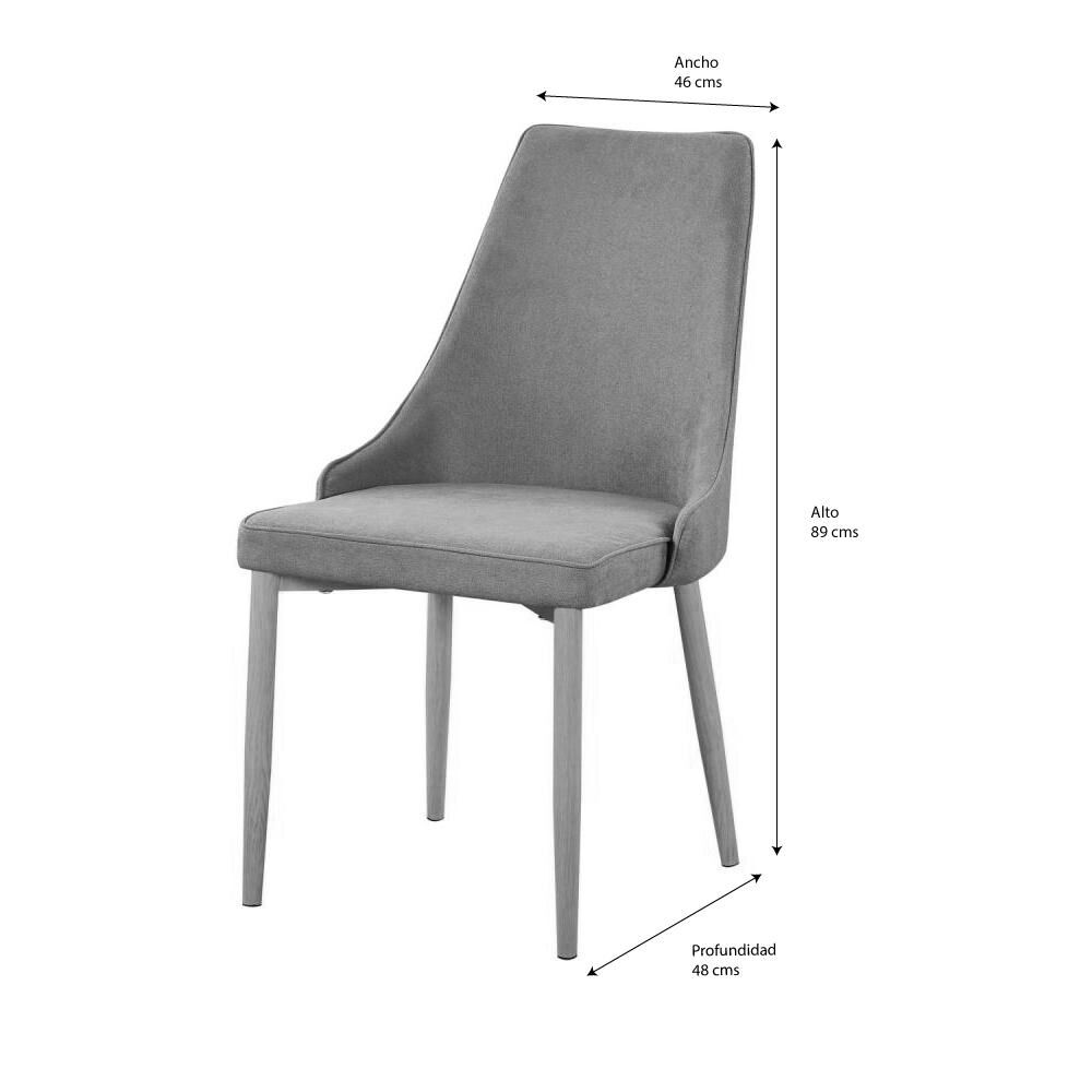 Juego De Comedor Furnitech Zurich / 6 Sillas image number 2.0