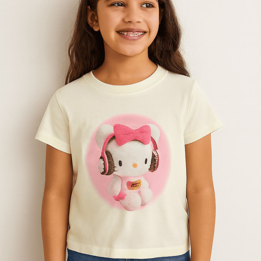 Polera Infantil Rosada Estampado Personaje image number 2.0