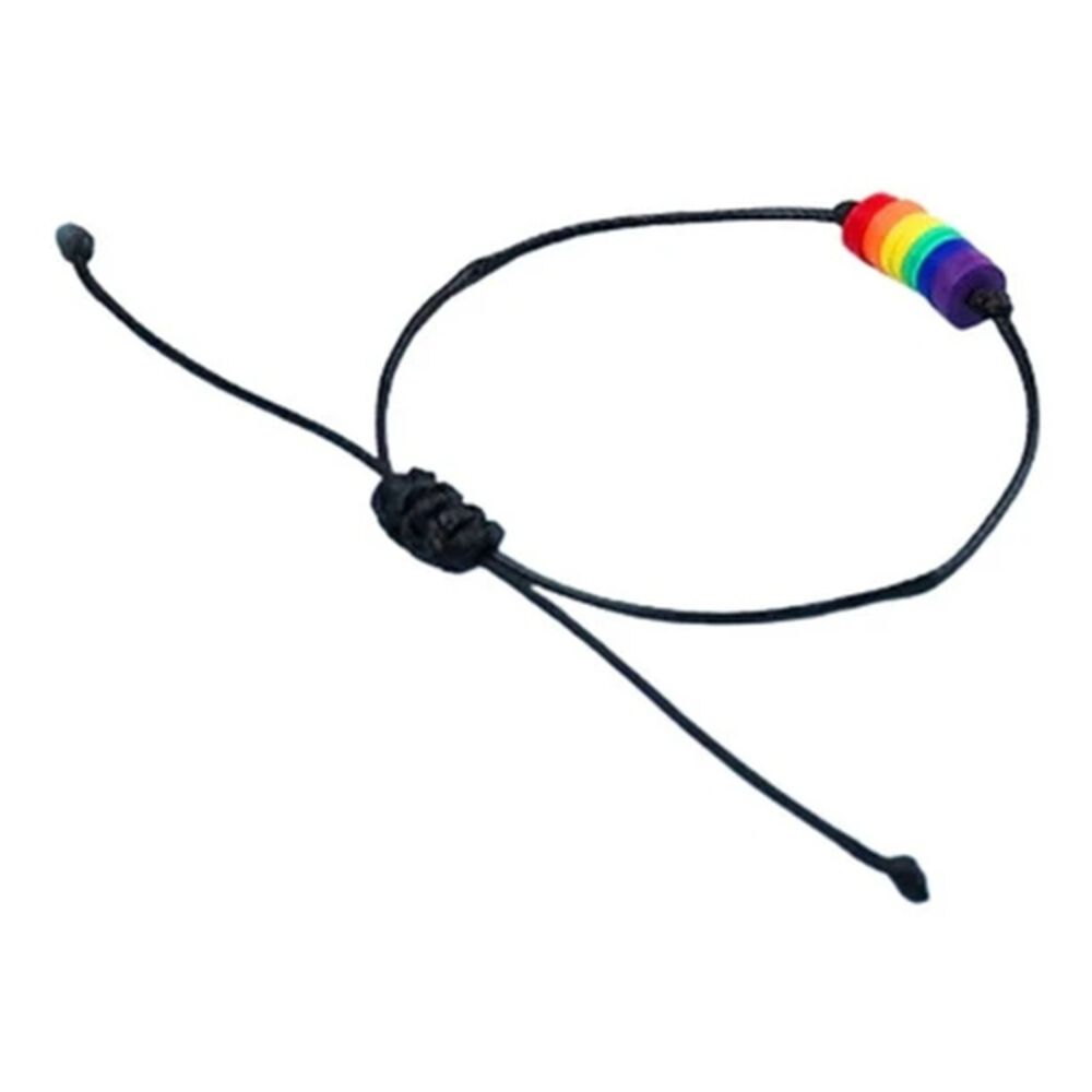 Pulsera Arcoíris Unisex Brazalete De Cuerda Bandera image number 1.0