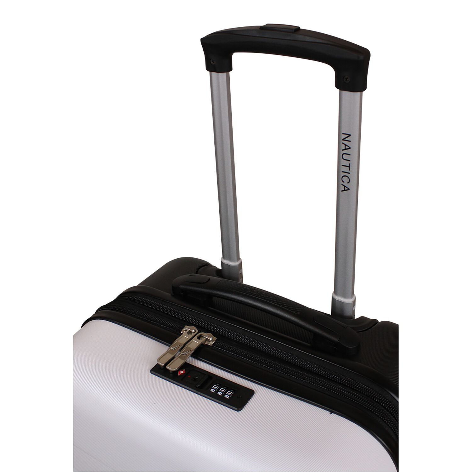 Pack 2 Maletas Bora M+l Blanca-negro Nautica image number 3.0