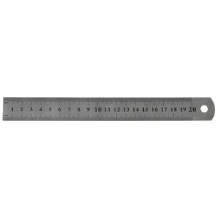 Regla Metalica 20 Cm Con Funda Protectora - Ps