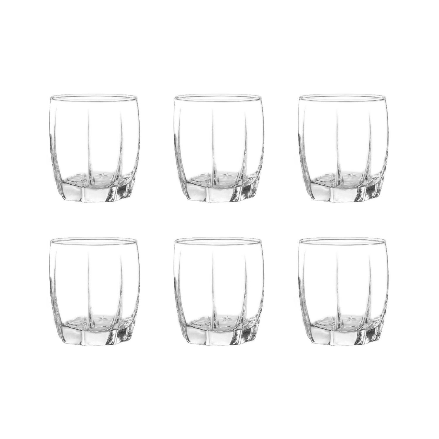 Set 6 Vasos Amadeus Rocks 353ml Menaje Cocina Cristar image number 0.0