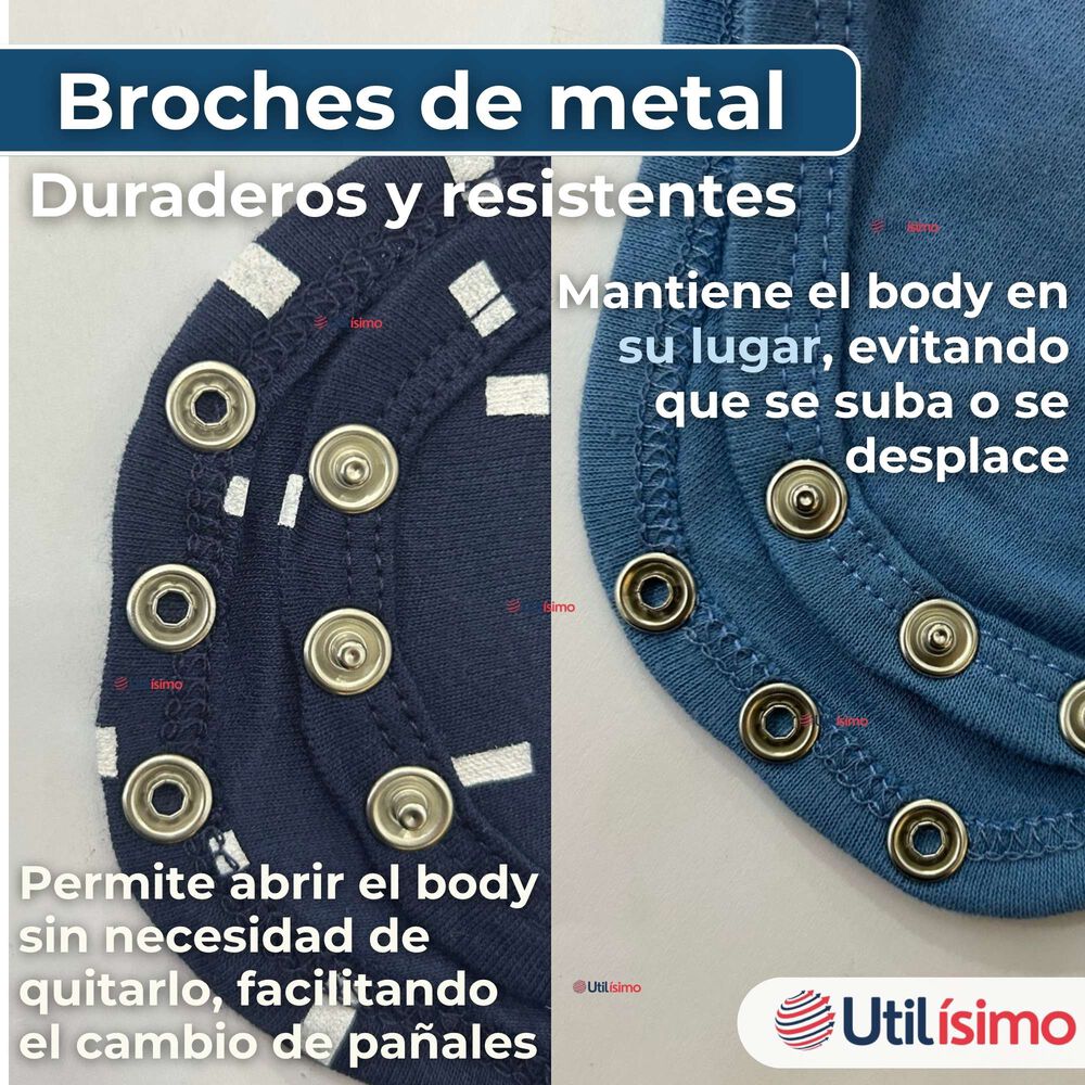 Pack 5 Bodys Ni&ntilde;o Manga Corta Tedmimak 100% Algod&oacute;n Baby Be Kind image number 6.0