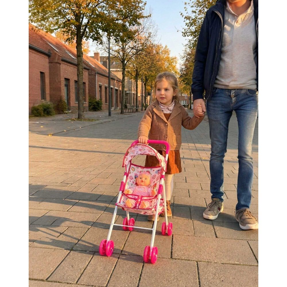 Juguete Coche Para Mu&ntilde;ecas Metalico Ni&ntilde;as Rosado Grande image number 4.0