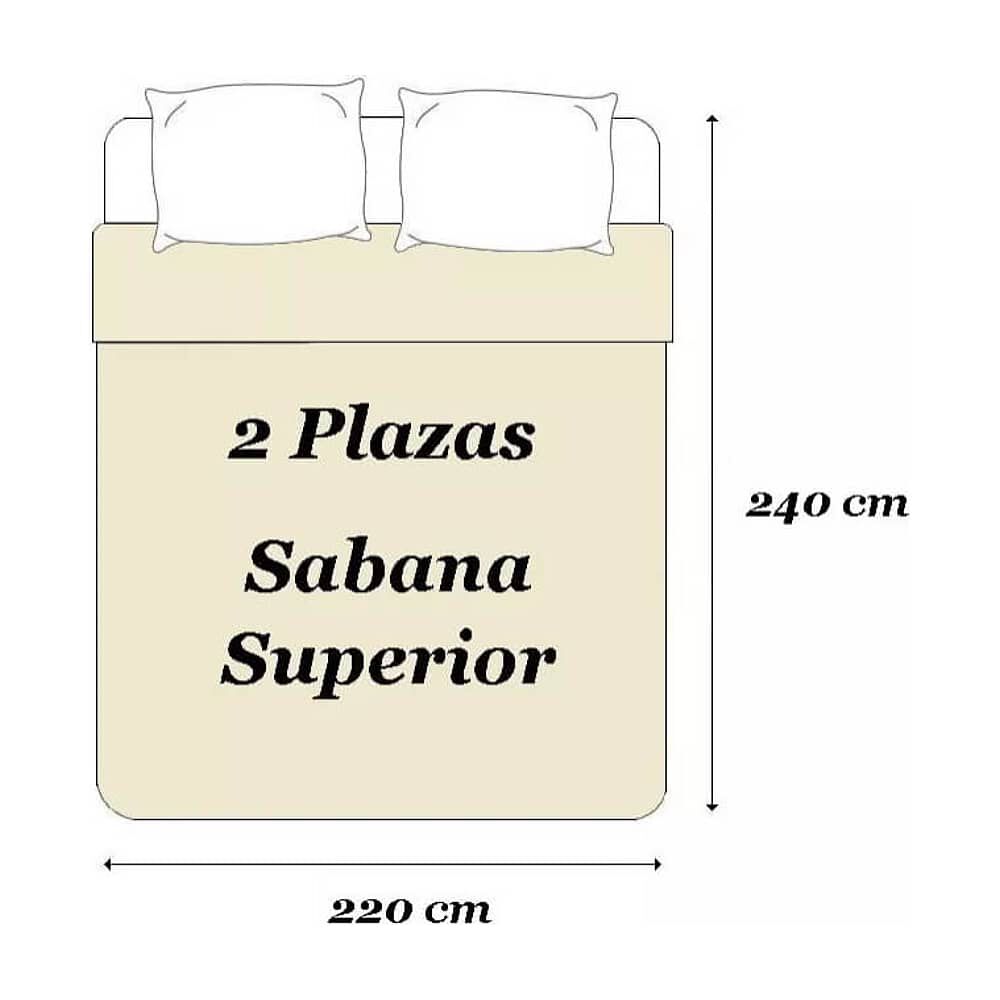 Juego De Sabanas 2 Plazas Polialgodon + 2 Fundas image number 3.0