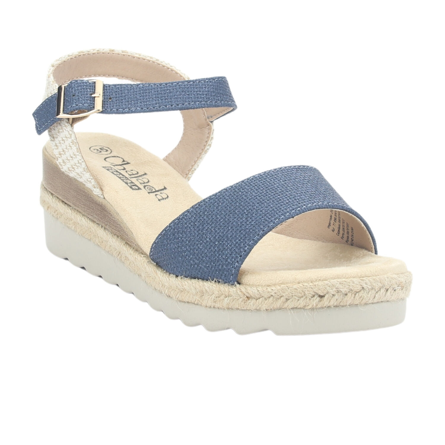 Sandalia Chalada Mujer Garda-1 Azul Casual image number 2.0