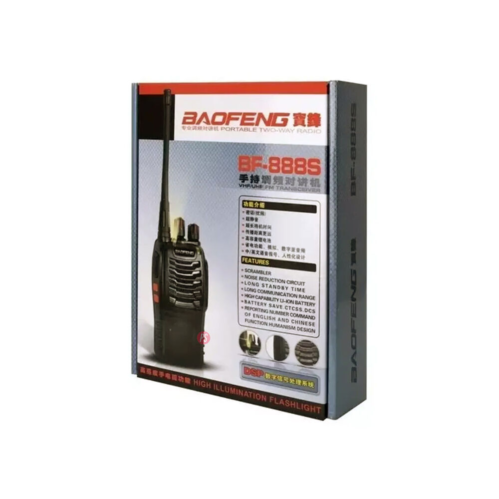 Pack 2 Radios Transmisor Walkie Tolkie Baofeng 888s - Ps image number 5.0