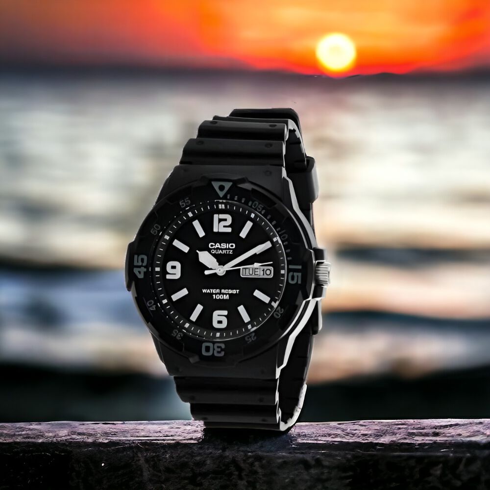 Reloj Casio De Hombre Mrw-200h-1b2vdf Clasic Analog Black image number 3.0