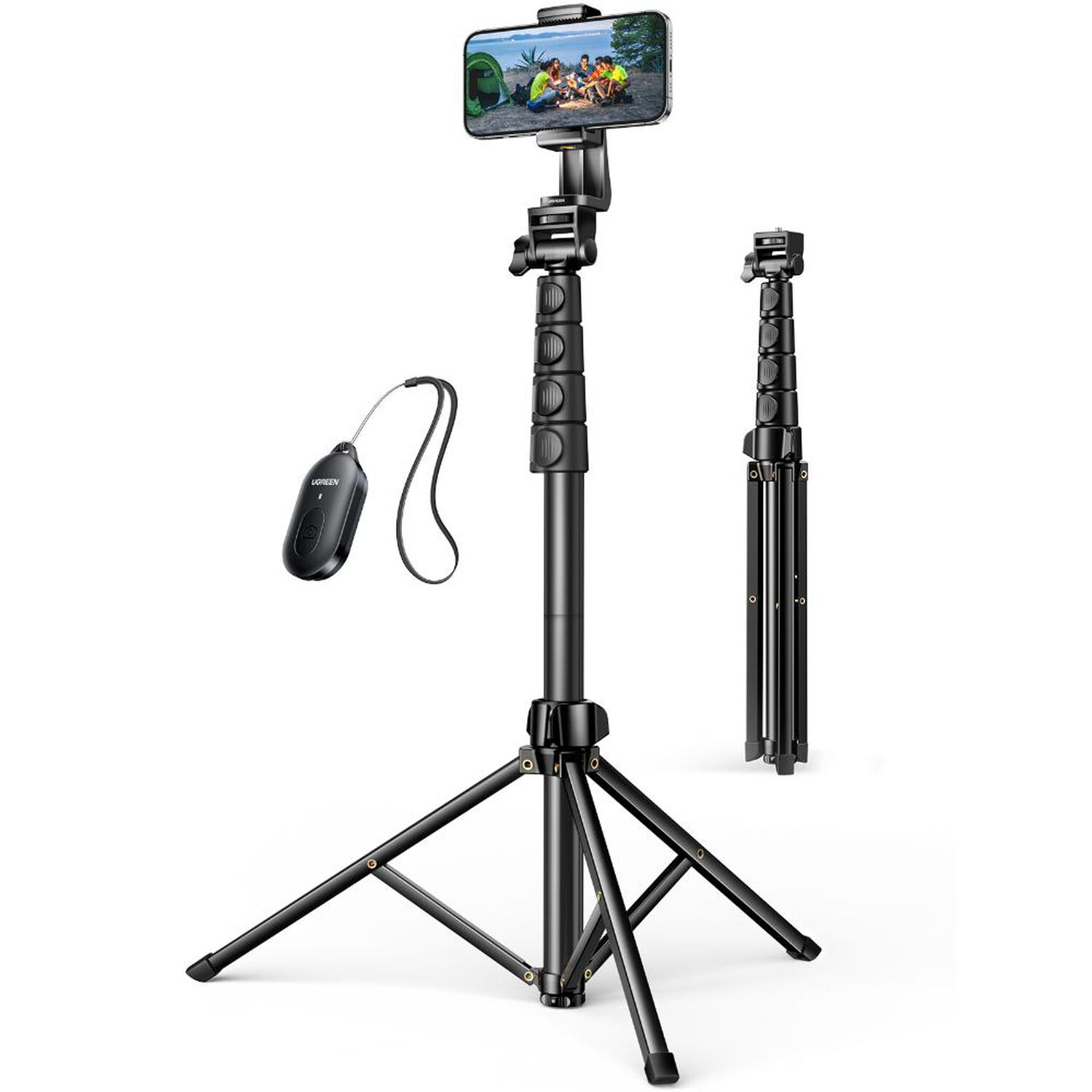 Tr&iacute;pode Selfie 1.7m + Control Bt Ugreen image number 0.0