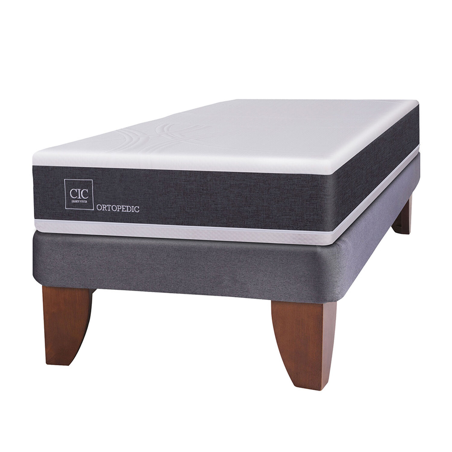 Cama Europea Cic New Ortopedic / 1.5 Plazas / Base Normal image number 0.0