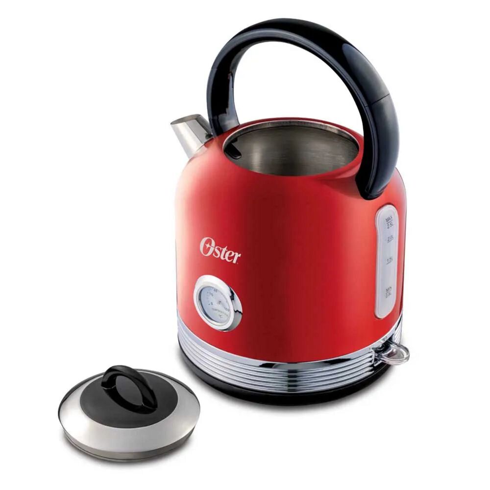 Hervidor Oster Rojo 2,5l Tipo Tetera Con Term&oacute;metro Acero image number 3.0