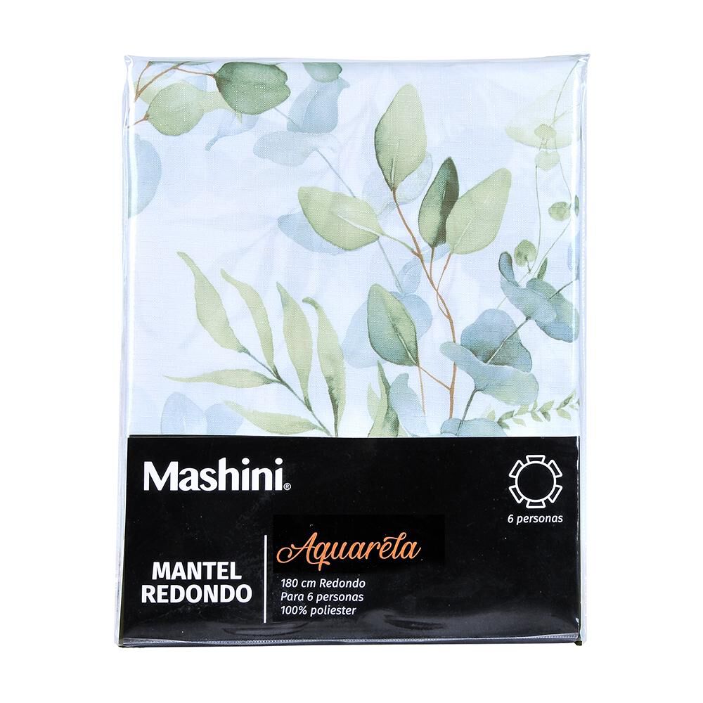 Mantel Acuarela Mashini 180 Cms Eucalipto-p image number 2.0