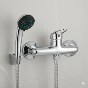 Monomando Llave Grifo Para Ducha Modelo Cincinnati Pmb Color Cromo