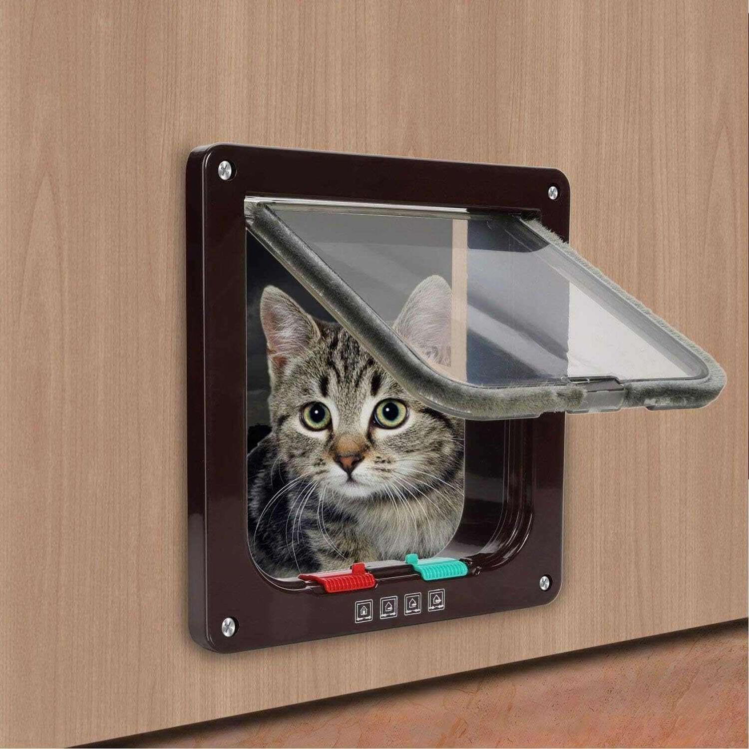 Puerta Para Mascotas 28 X 25 X 5.5 Cm image number 5.0