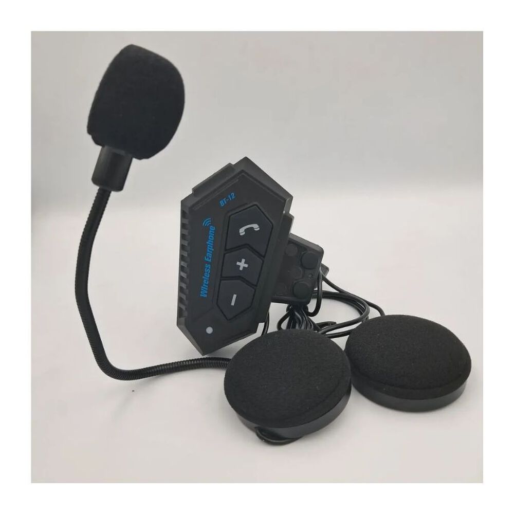 Audifonos Bluetooth Para Casco Moto Bt-12 Manos Libres image number 5.0