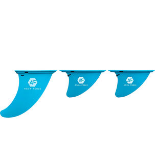 Pack Quillas Aletas Paddle Surf - 3 Unidades Turquesa