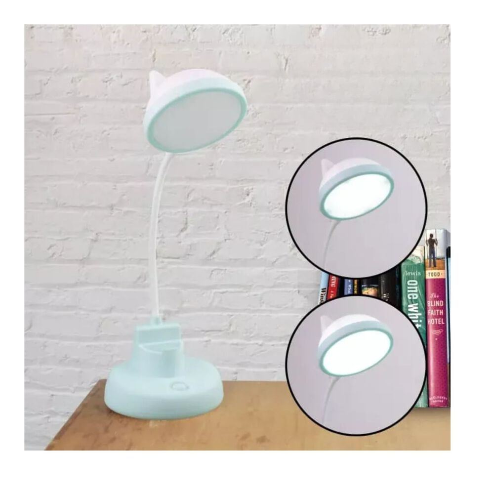 L&aacute;mpara Led De Escritorio Plegable Con Mini Compartimento image number 1.0