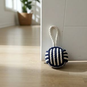 Tope De Puerta Decorativo De Yute N&aacute;utico (1,85 Kg)