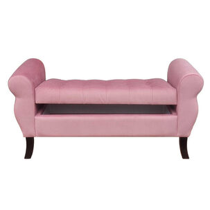 Banqueta Baul Diva Color Palo Rosa