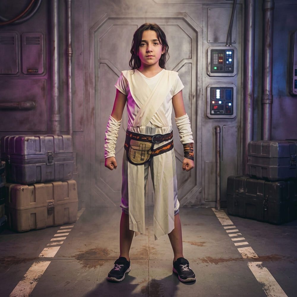 Disfraz Infantil Rey Skywalker Jedi Star Wars image number 0.0