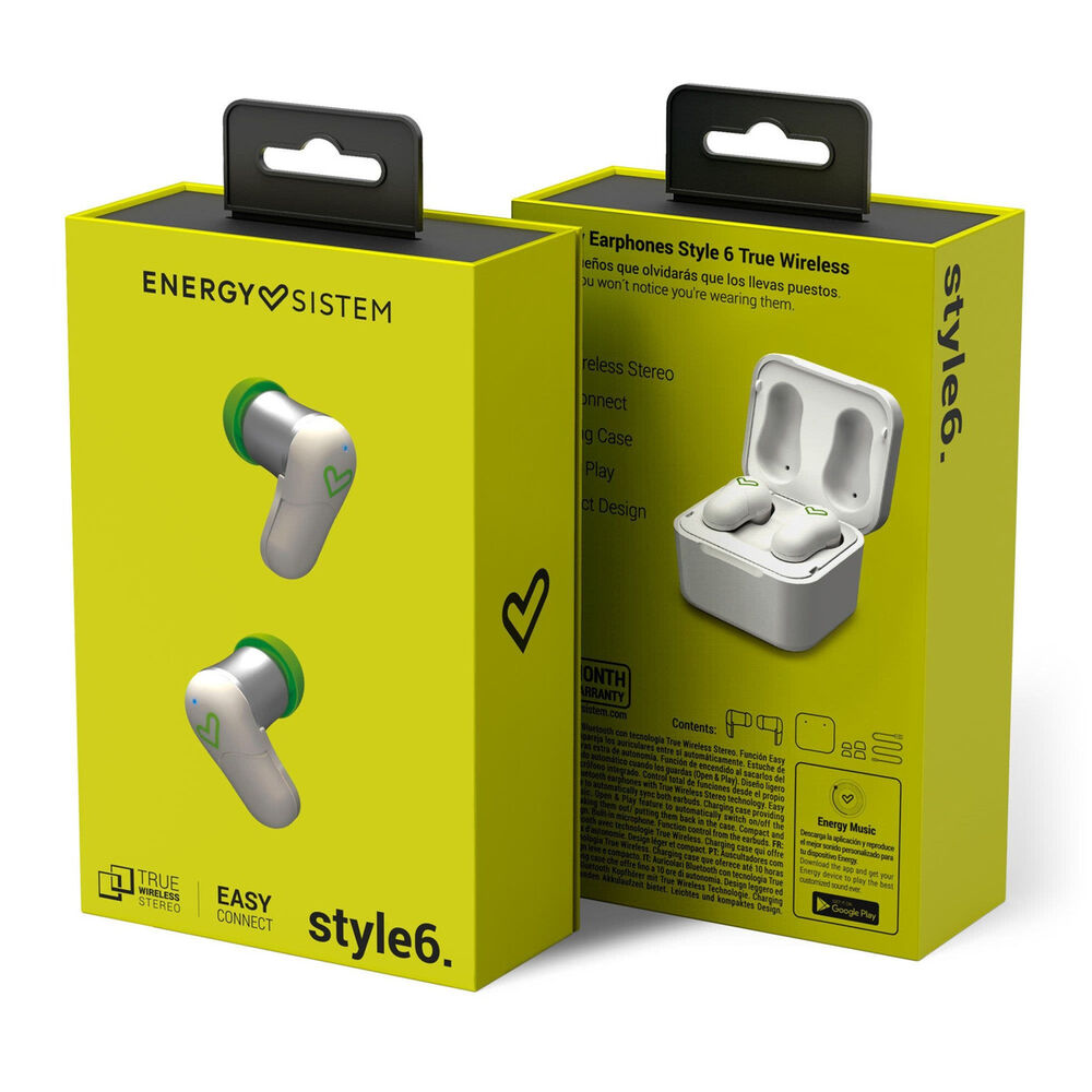 Audifono Energy Sistem Style 6 Bluetooth Blanco 447329 image number 4.0
