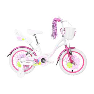 Bicicleta Totem Infantil Aro 16 Pretty Girl Color Blanco
