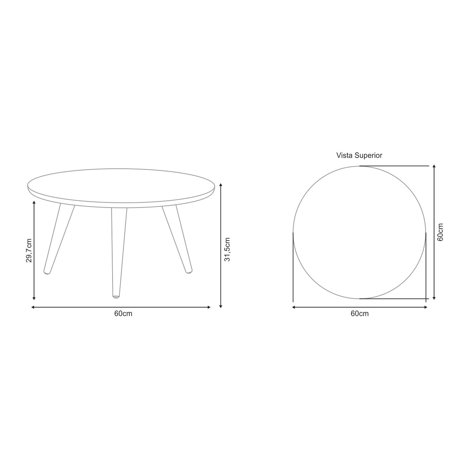 Mesa De Centro Alba Off White 60x60x32 image number 4.0