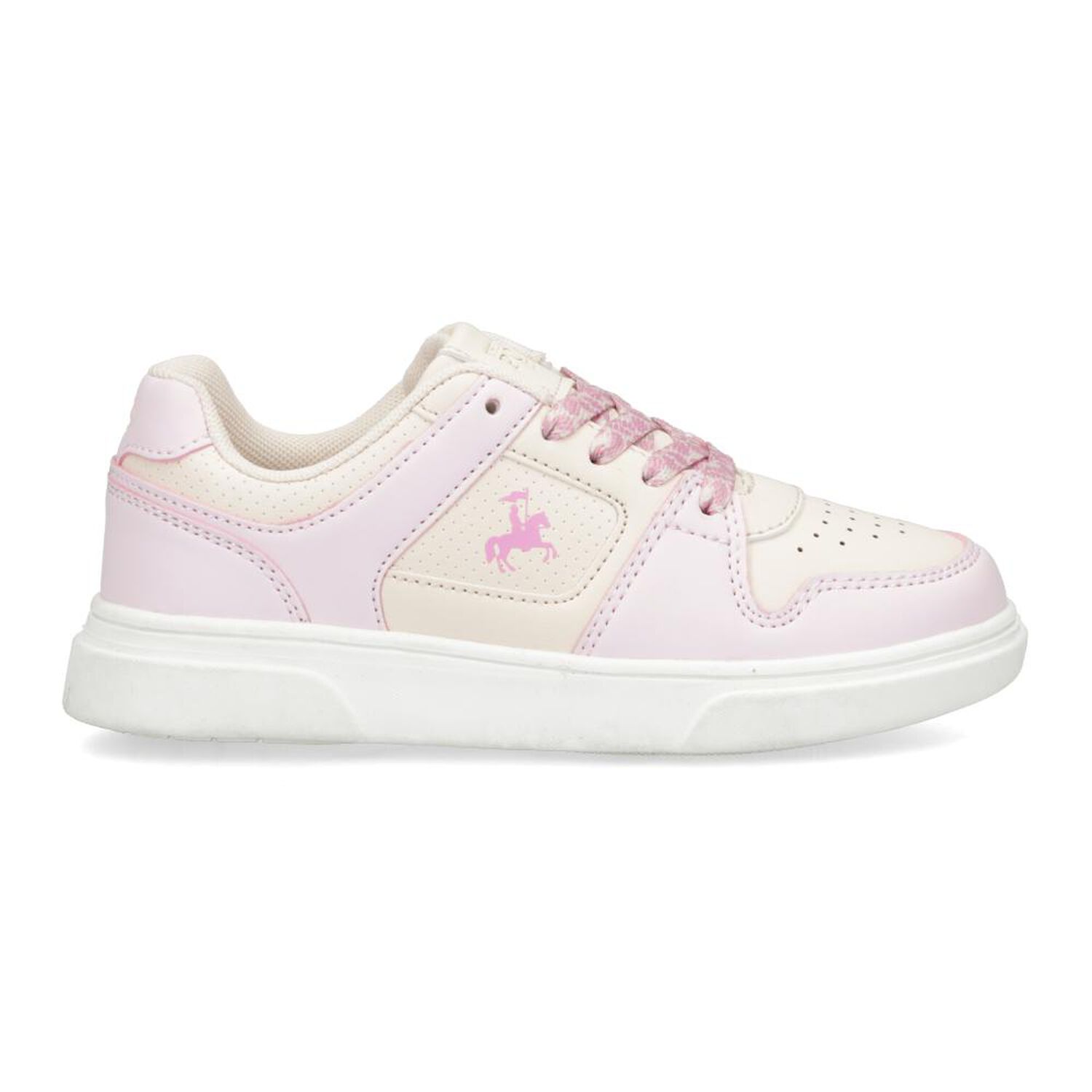 Zapatilla Infantil Ni&ntilde;a The King's Polo Club Beige image number 2.0
