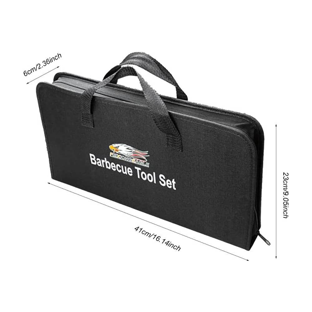 Set De 18 Piezas Utensilios Parrillero Asado Acero Inoxidable image number 1.0