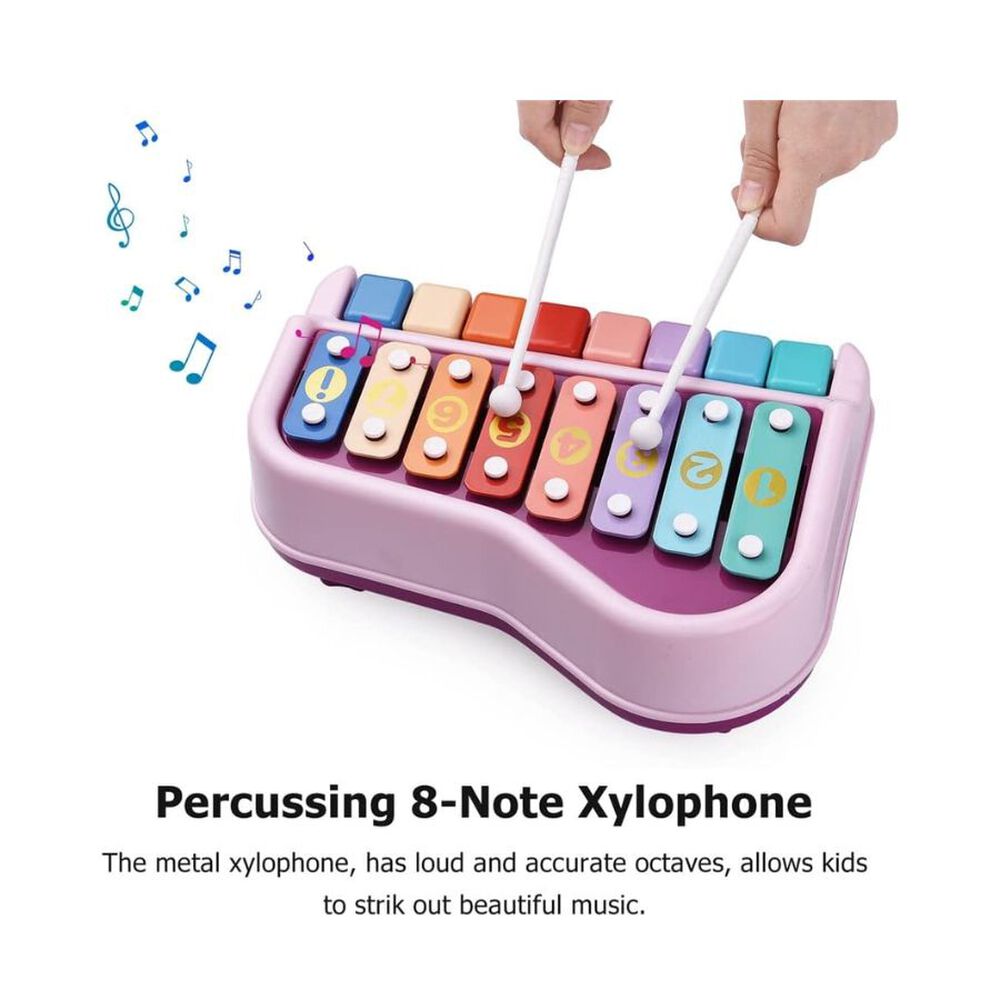 Piano De Juguete Musical Infantil 2 En 1 image number 4.0