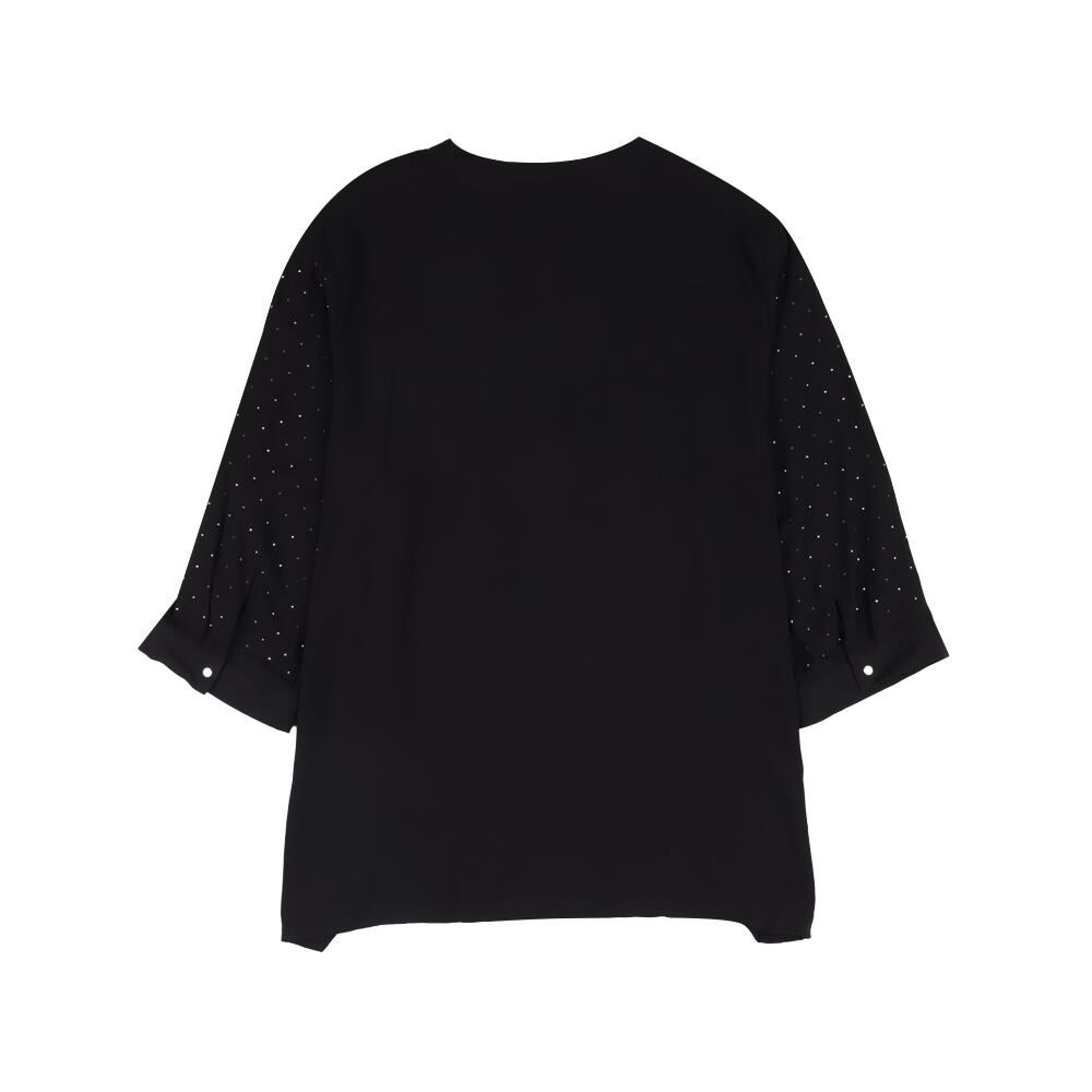 Blusa Manga 3/4 Cuello V Mujer Sexy Large image number 1.0