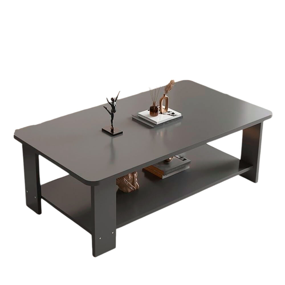 Mesa De Centro Gris 100×50 – Diseño Moderno En Mdf image number 0.0