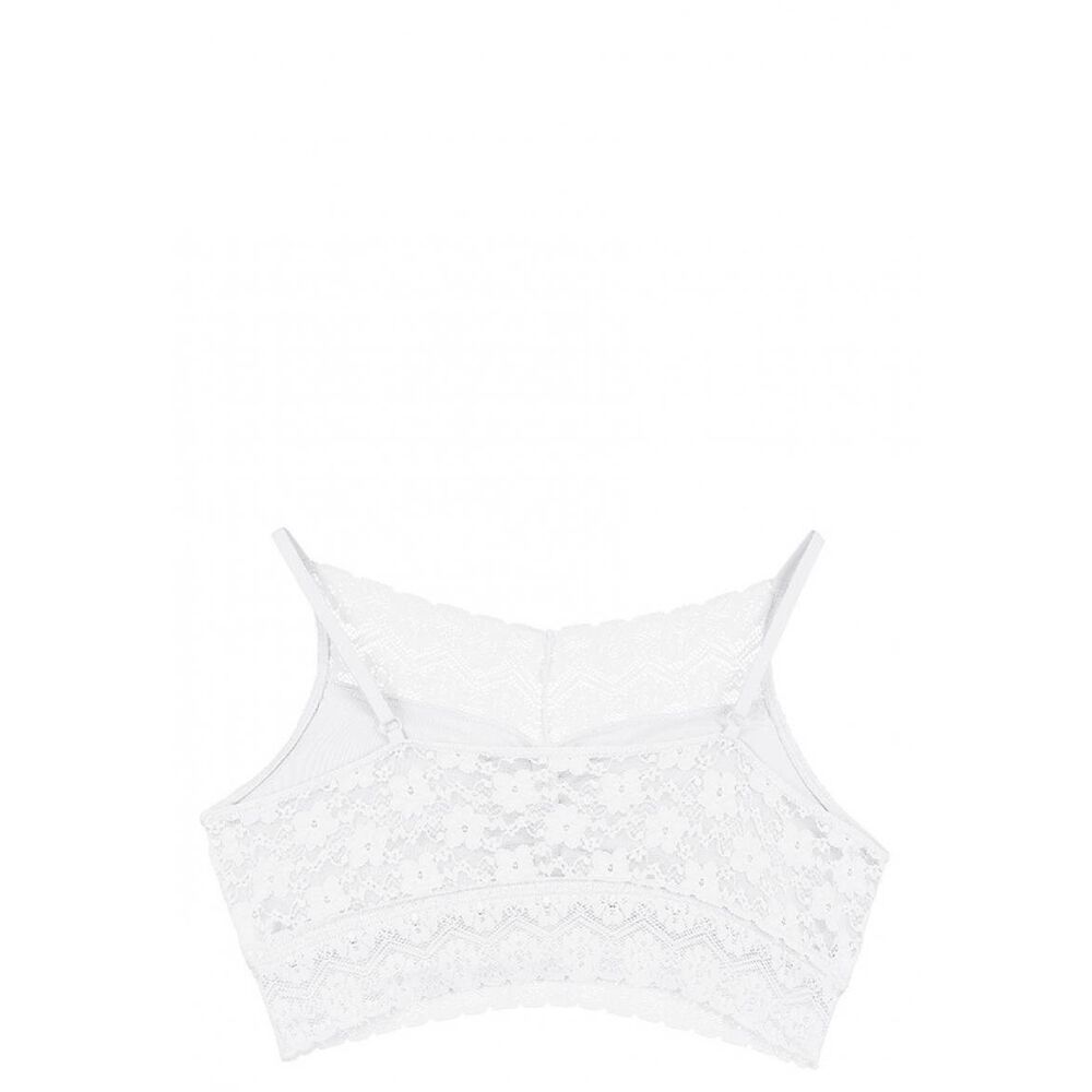 Top Encaje Recogido Blanco 2rios image number 1.0