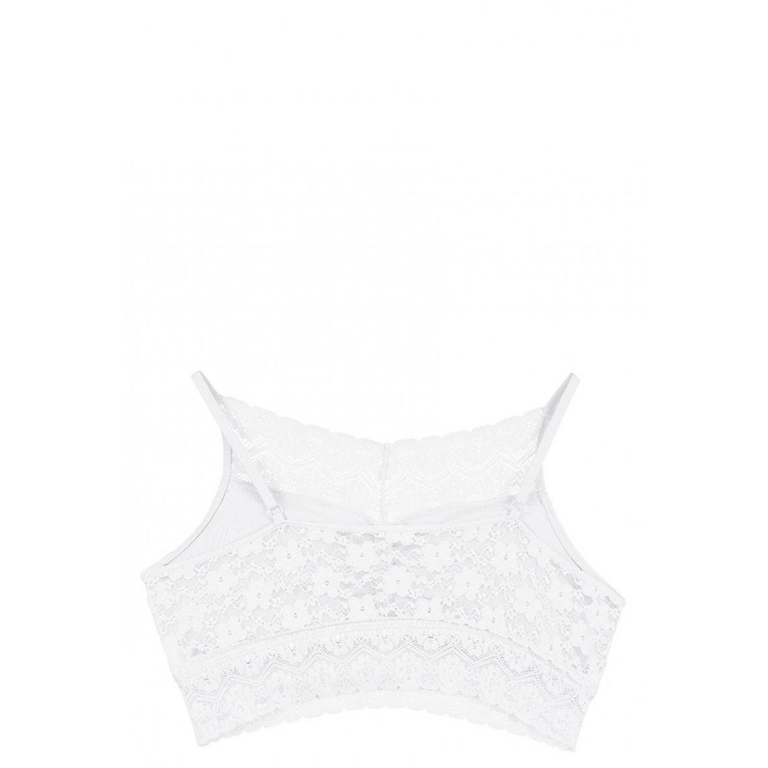 Top Encaje Recogido Blanco 2rios image number 1.0