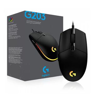 Mouse Gamer Logitech G203 Lightsync 8.000dpi Rgb Negro