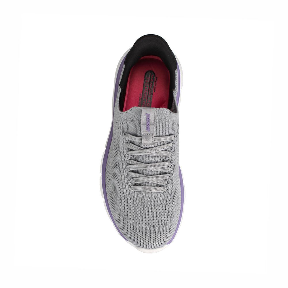 Zapatilla Power Mujer Engage Ultra 100 Str Running Gris image number 3.0
