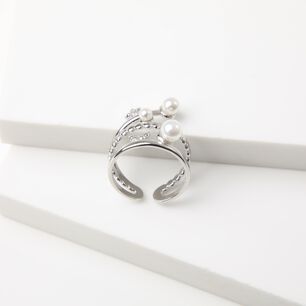 Anillo 19v69 Plateado Mujer Str166