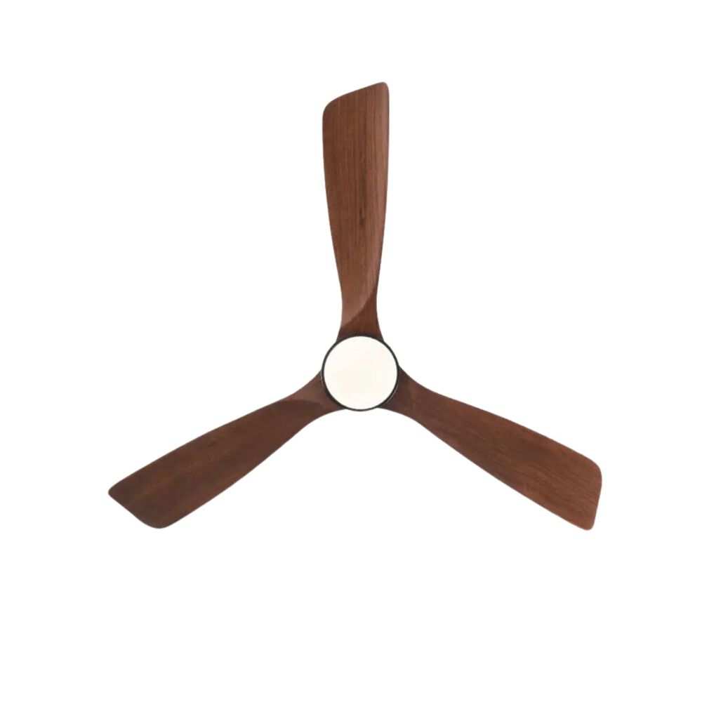 Ventilador De Techo 3 Aspas Madera Y Luz Led image number 4.0