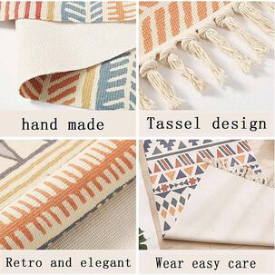 Alfombra - Piecera Kilim De Estilo Etnico 60x180 Cm