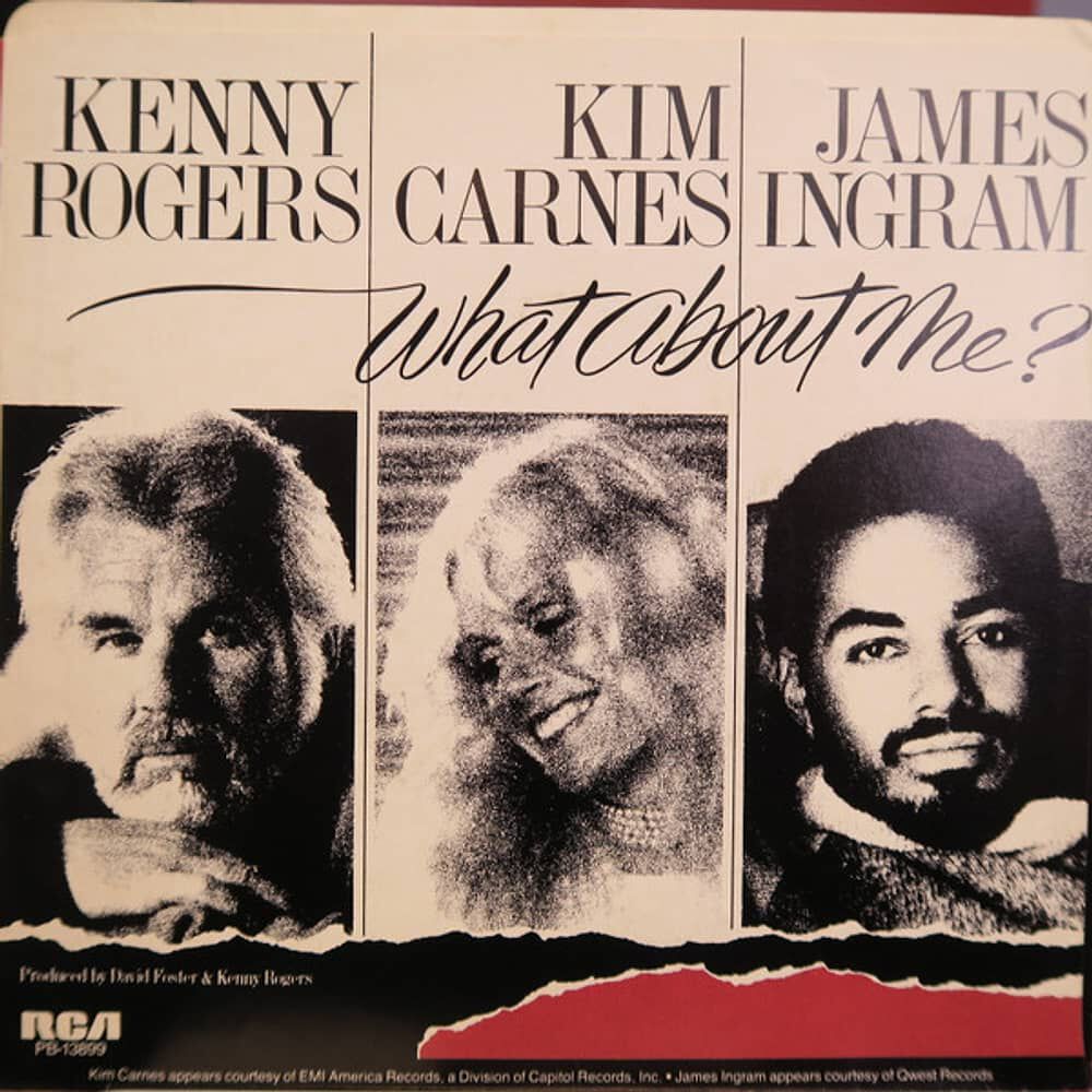 Kenny Rogers, Kim Carnes Ft. James Ingram - What About Me? | 7" Single Vinilo Usado image number 1.0