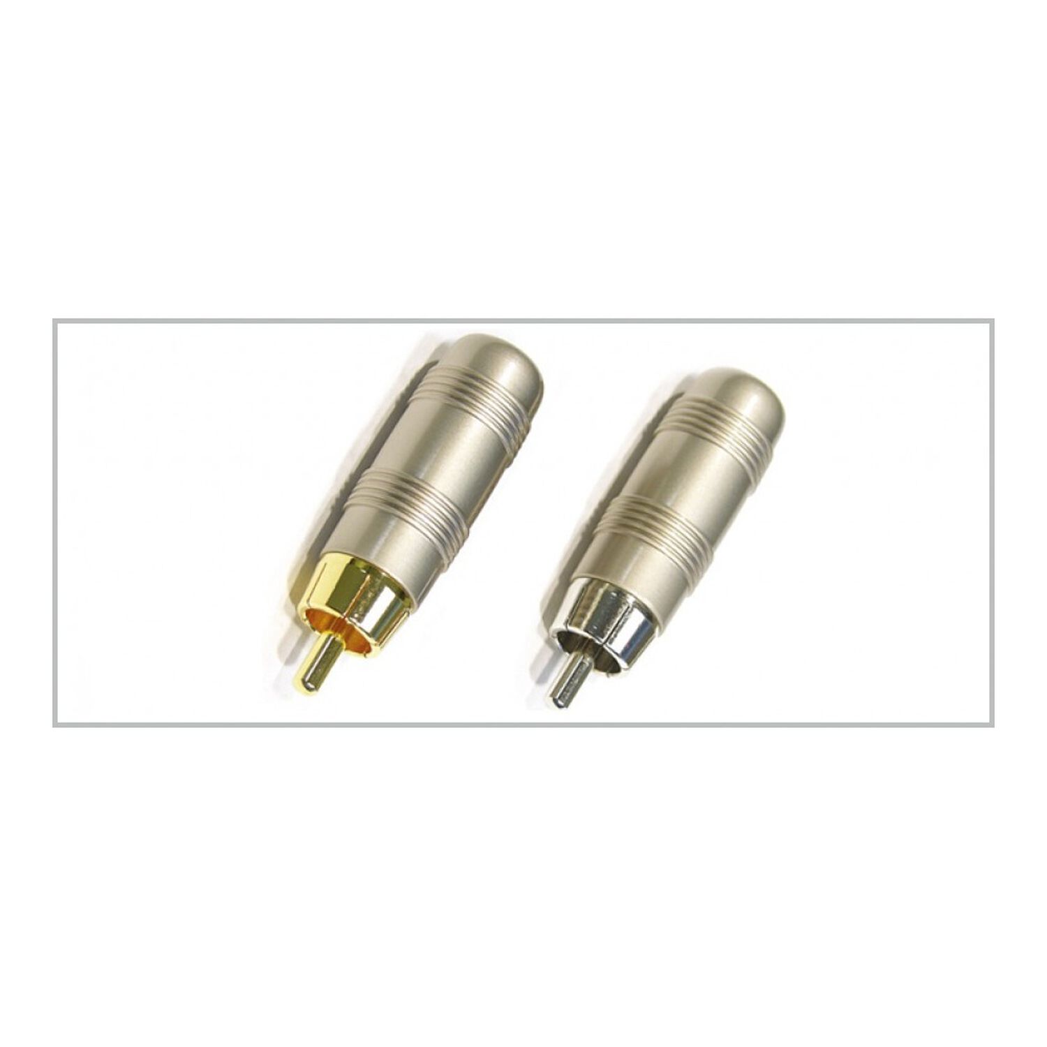 Conector Rca N&iacute;quel/plateado Ch 4051 Prg (2 Unidades) image number 0.0