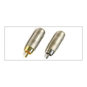 Conector Rca N&iacute;quel/plateado Ch 4051 Prg (2 Unidades)