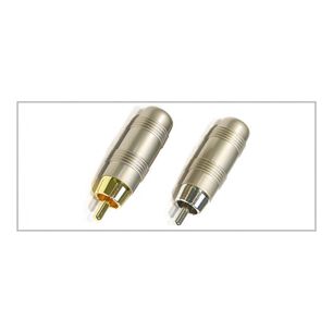 Conector Rca N&iacute;quel/plateado Ch 4051 Prg (2 Unidades)