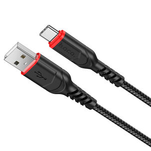Cable Hoco X59 Victory Usb A Tipo C 3a 1m Negro