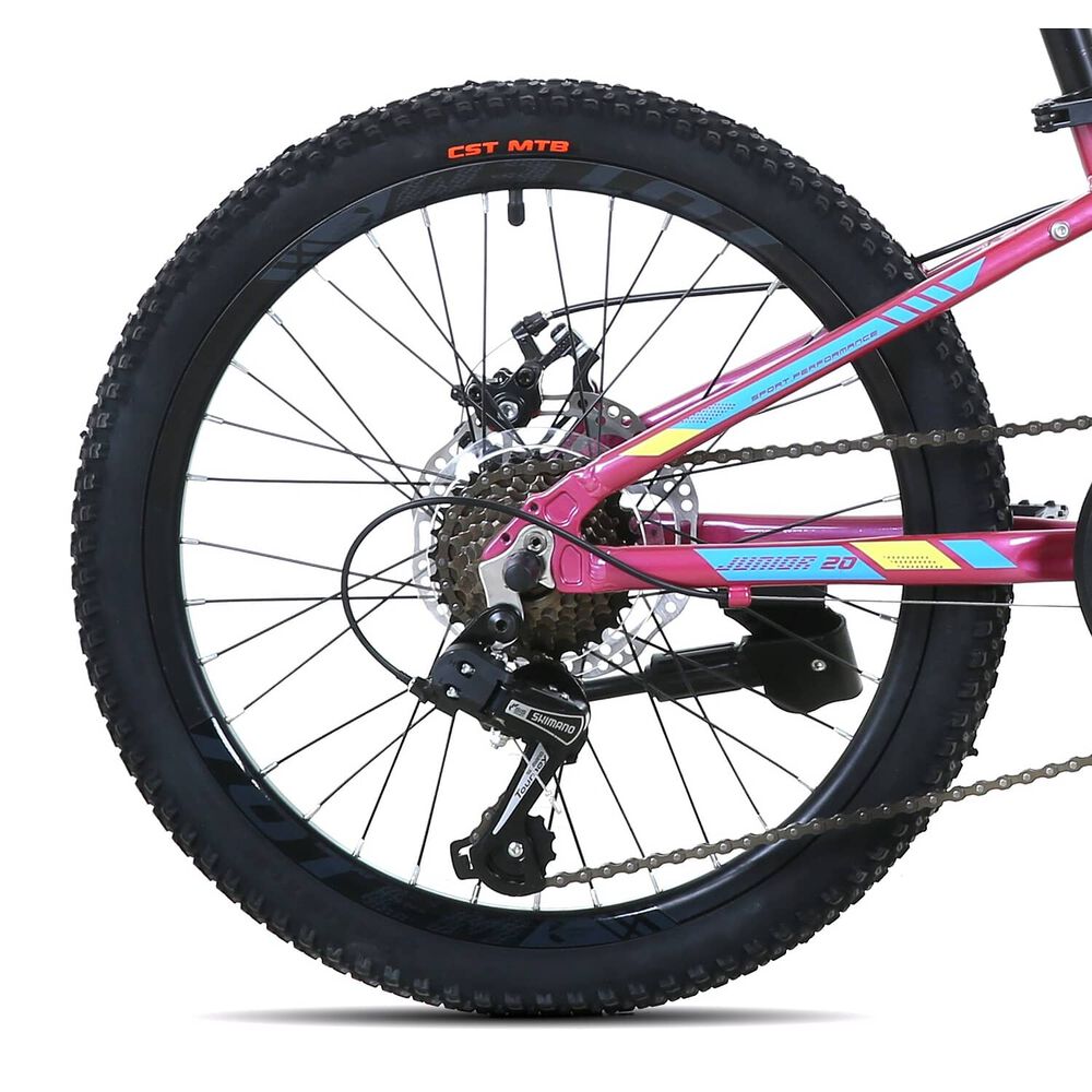 Bicicleta Totem Mtb Aro 20 Modelo 1100 Rosado image number 5.0