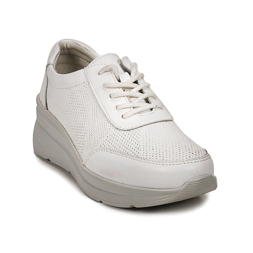 Zapatilla Cuero Garazi Blanco image number 2.0