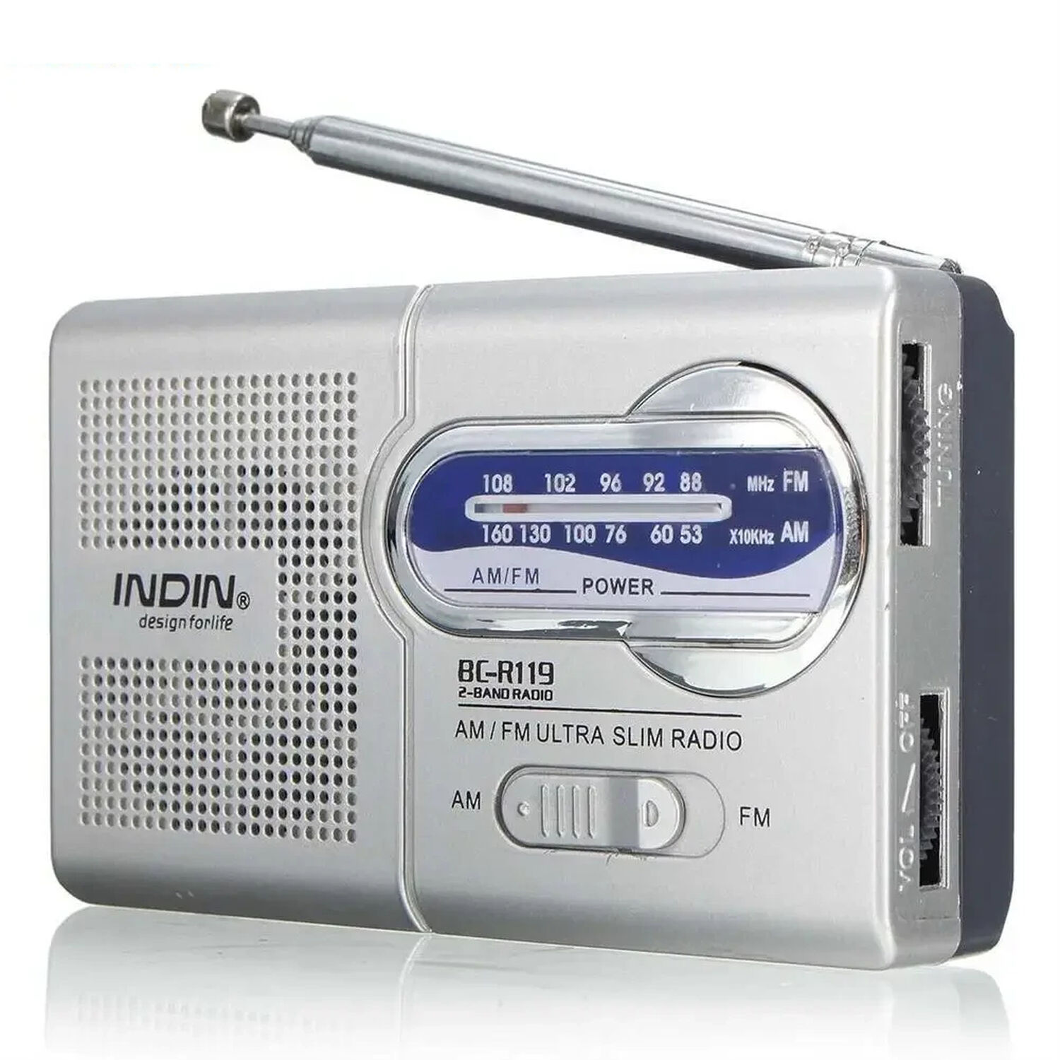 Radio Port&aacute;til Fm Am De Bolsillo Indin Bc-r119 image number 0.0